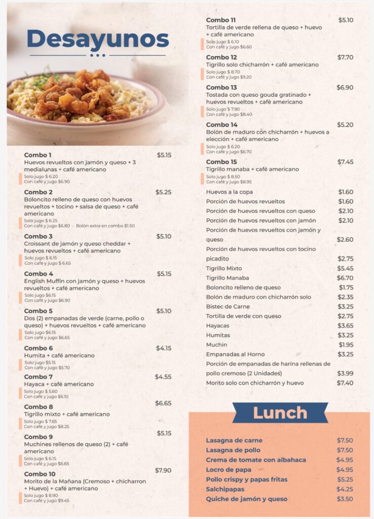 Menu Qp 1