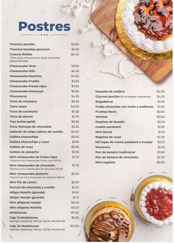 Menu Qp 3