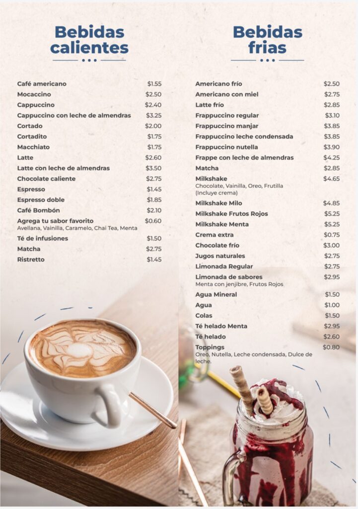 Menu Qp 4
